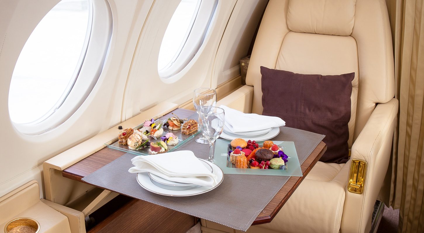 How Private Jet Catering Works What Can You Request