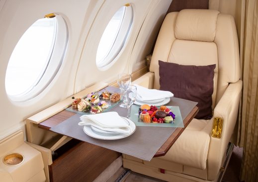 Charter-a ltd how private jet catering works what can you request